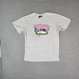 Icecream Men Shirt M White Graphic Short Sleeve READ